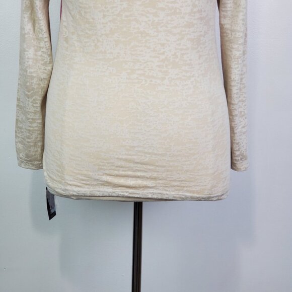 INC International Concepts Pullover Burnout Long Sleeve Top With Sequins NEW XL - Picture 11 of 15